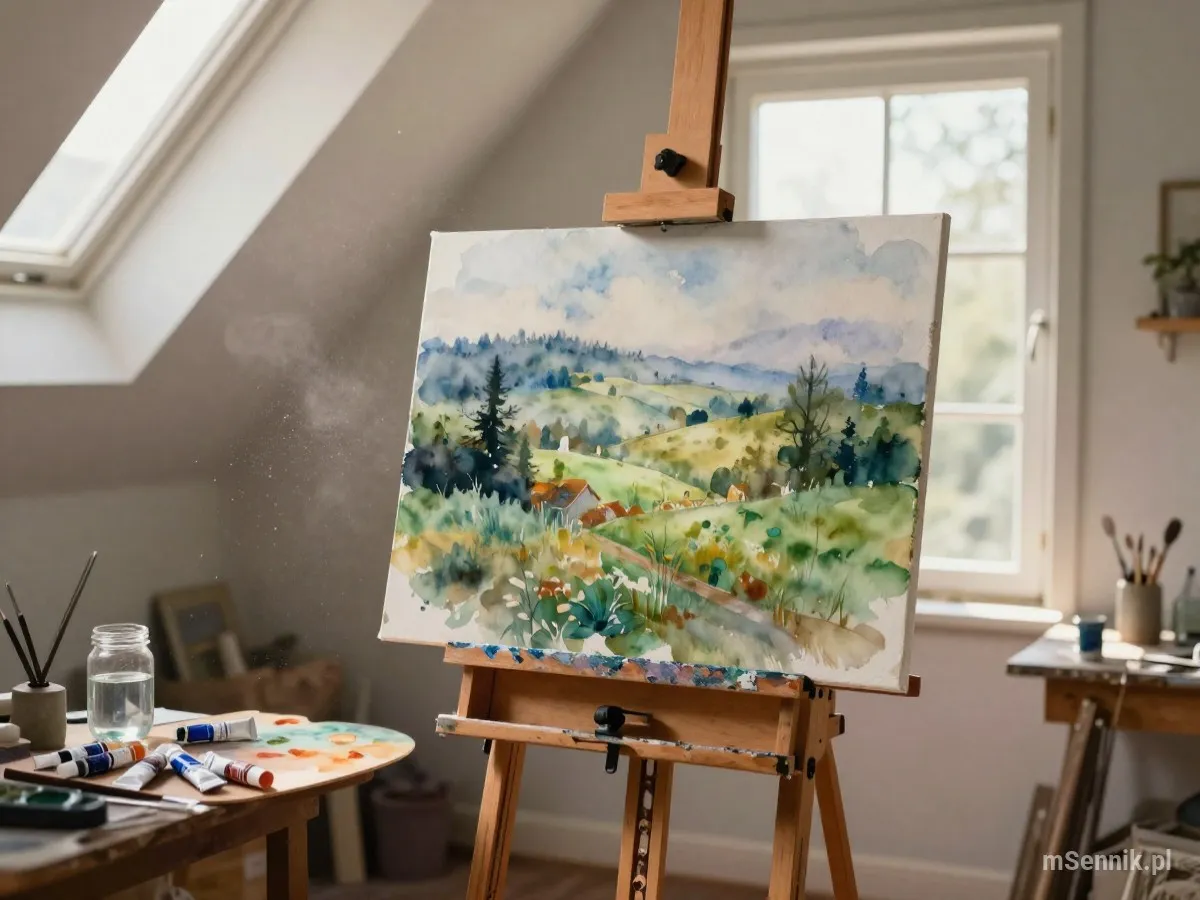 Interpretacja snu: Akwarela - scenariusz z życia codziennego