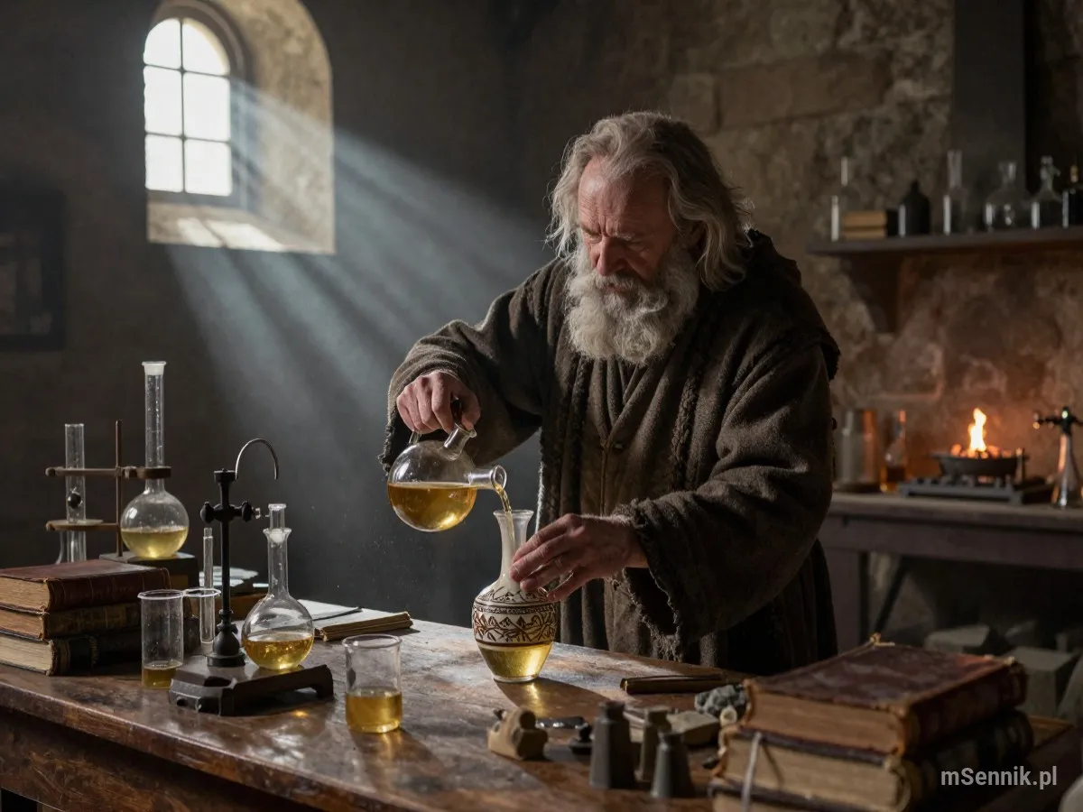 Interpretacja snu: Alchemik - scenariusz z życia codziennego