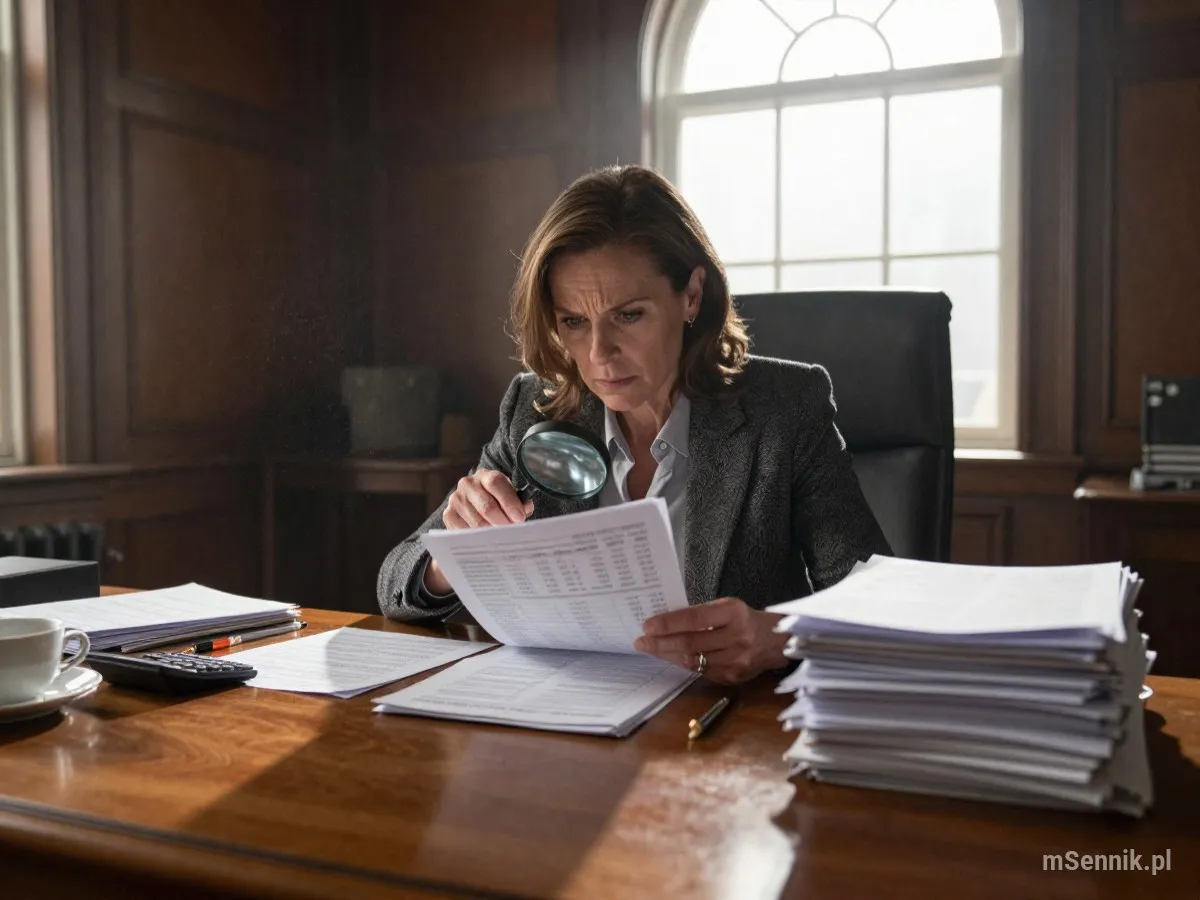 Interpretacja snu: Audyt - scenariusz z życia codziennego