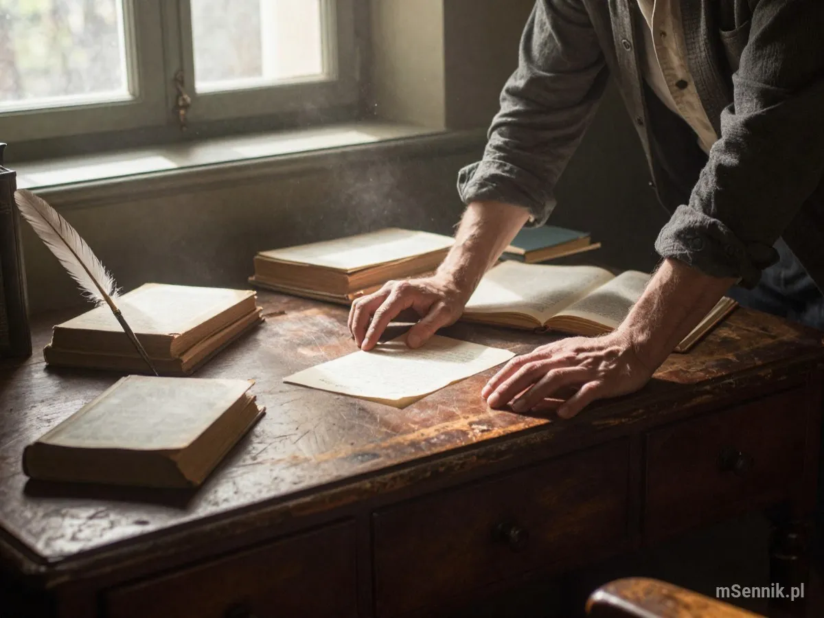 Interpretacja snu: Biurko - scenariusz z życia codziennego