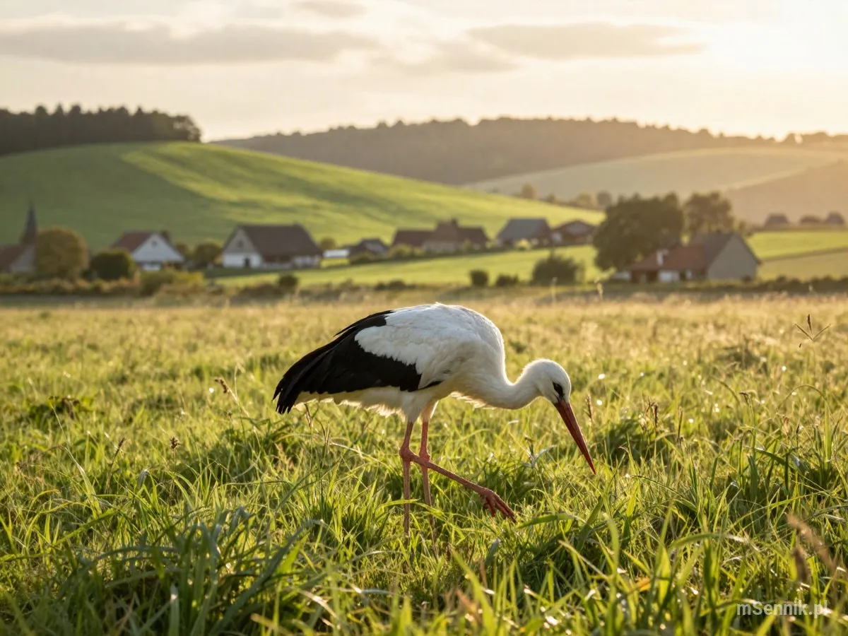 Interpretacja snu: Bocian - scenariusz z życia codziennego