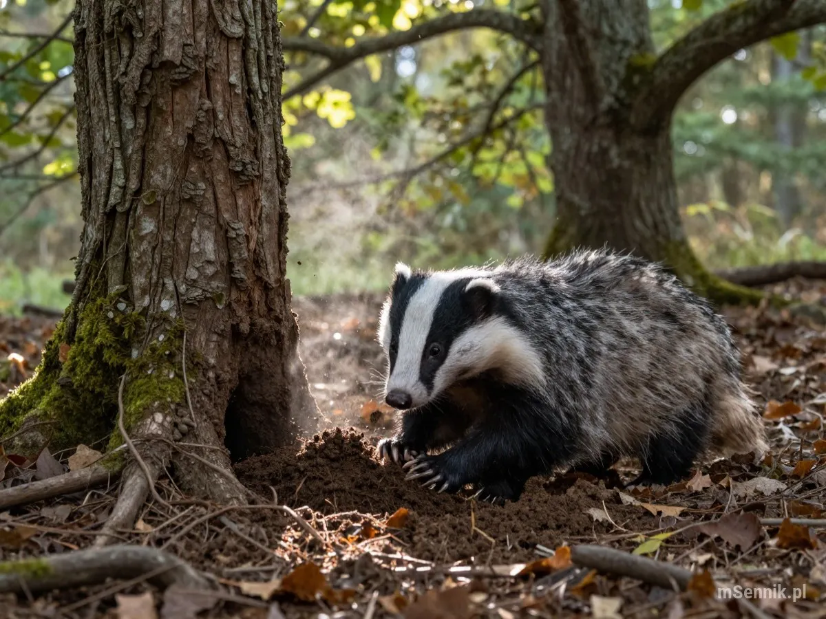 Interpretacja snu: Borsuk - scenariusz z życia codziennego