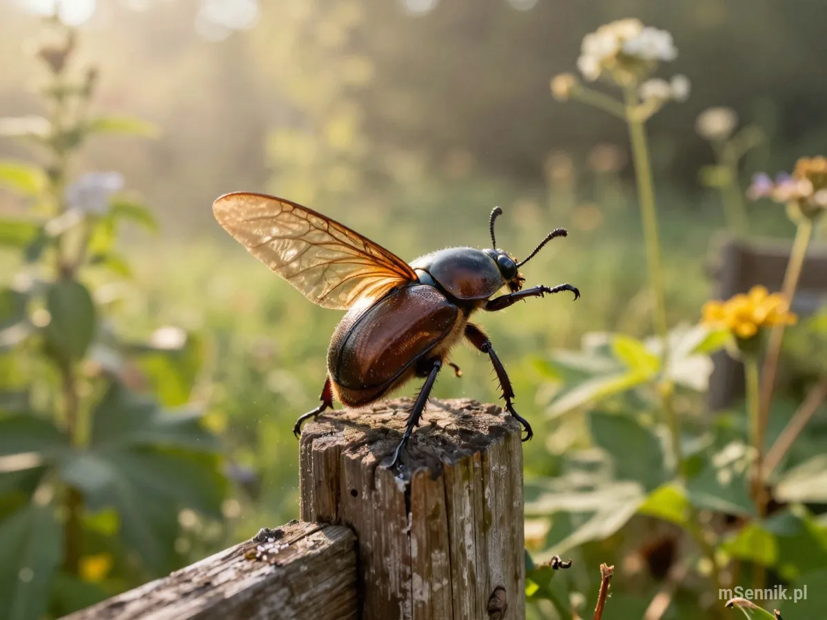 Interpretacja snu: Chrabąszcz - scenariusz z życia codziennego