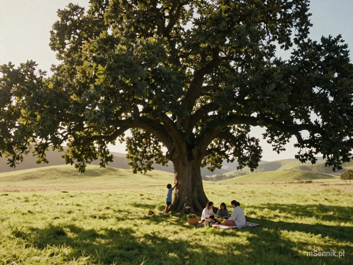 Interpretacja snu: Dąb - scenariusz z życia codziennego