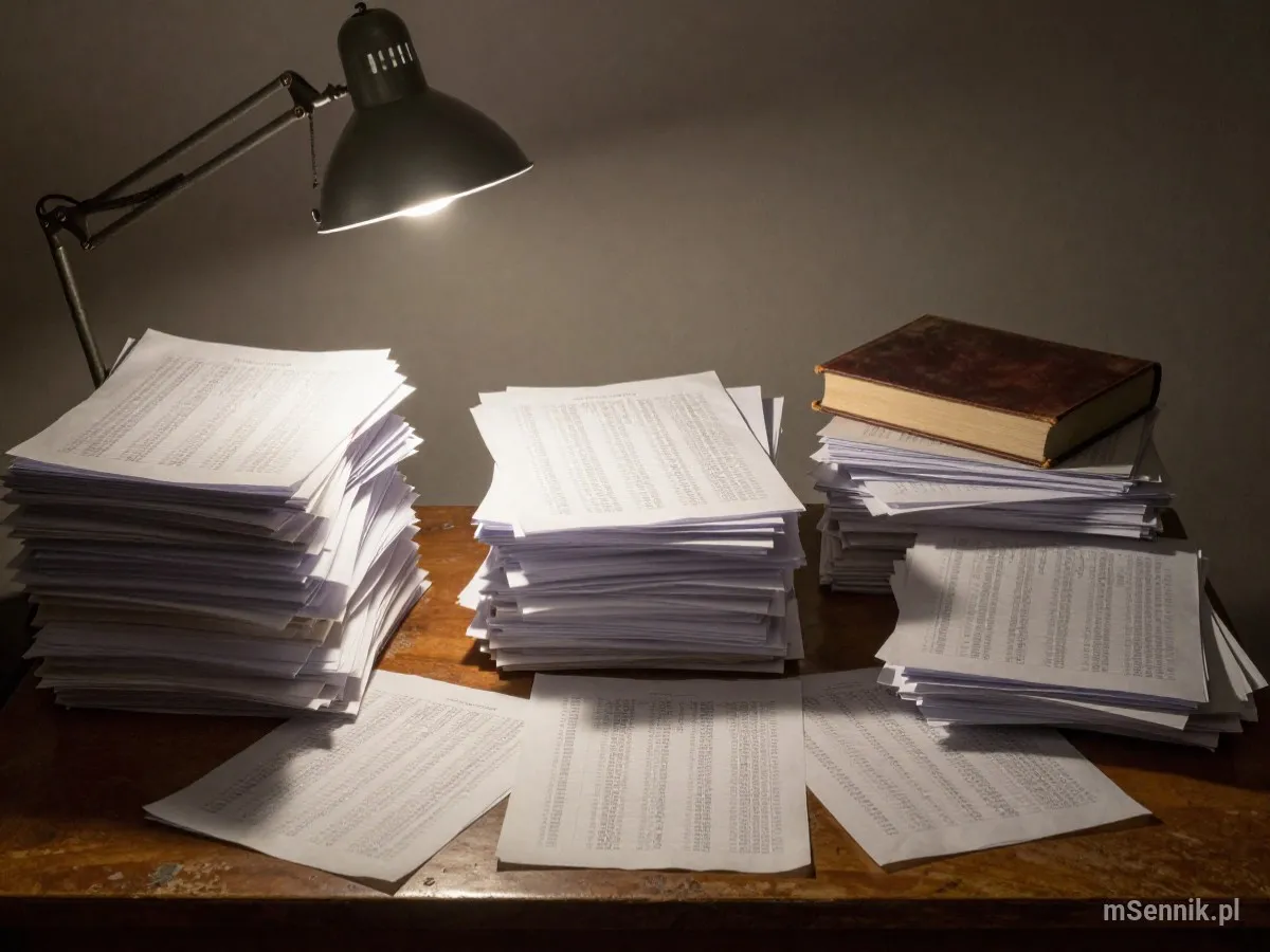 Interpretacja snu: Dług - scenariusz z życia codziennego