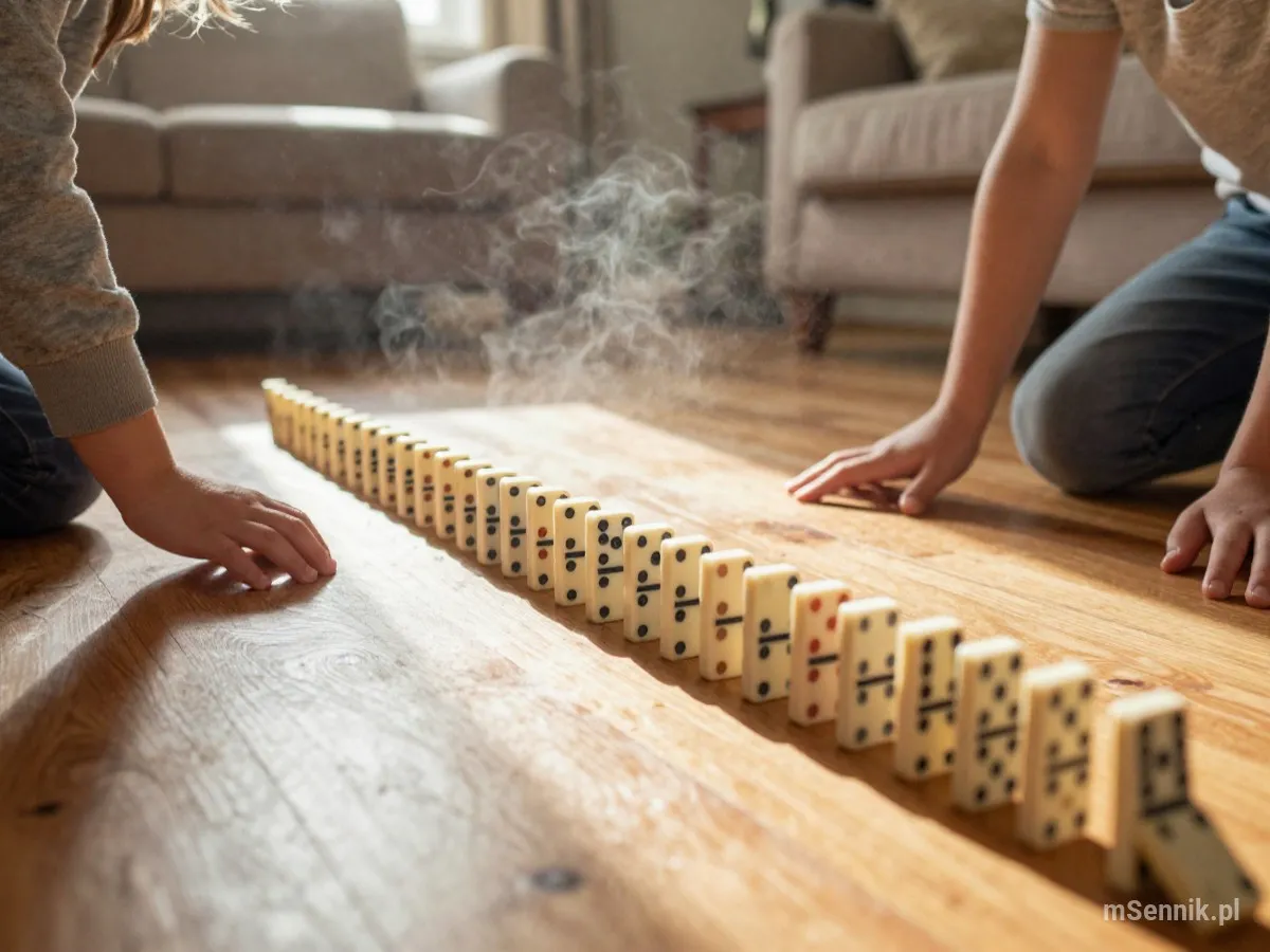 Interpretacja snu: Domino - scenariusz z życia codziennego