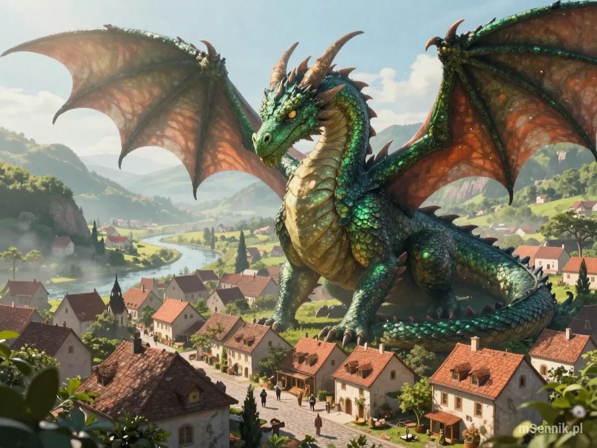 Interpretacja snu: Dragon - scenariusz z życia codziennego