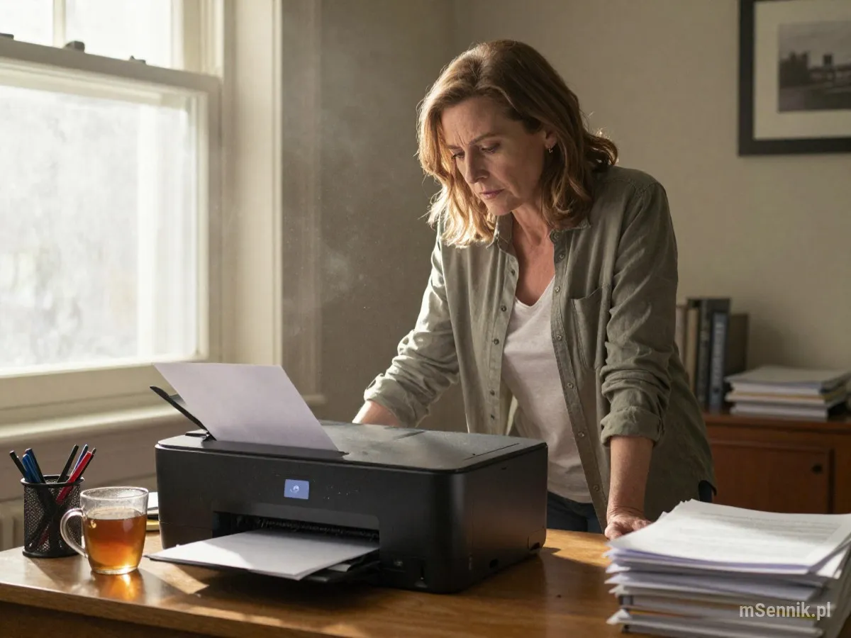 Interpretacja snu: Drukarka - scenariusz z życia codziennego