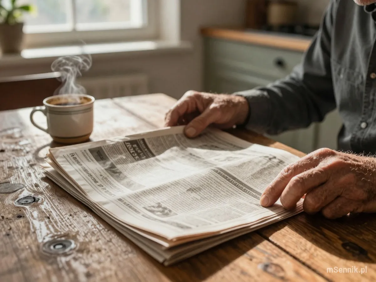 Interpretacja snu: Gazeta - scenariusz z życia codziennego