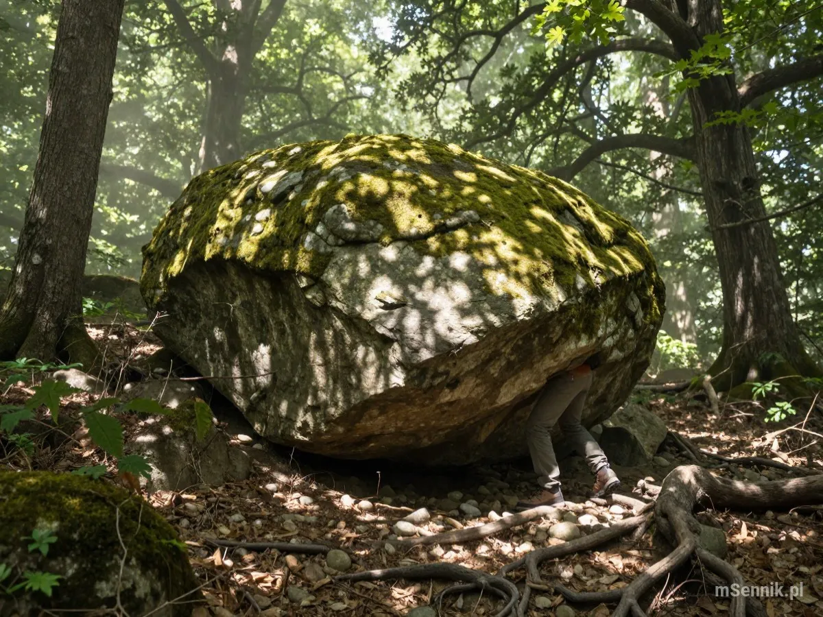 Interpretacja snu: Głaz - scenariusz z życia codziennego