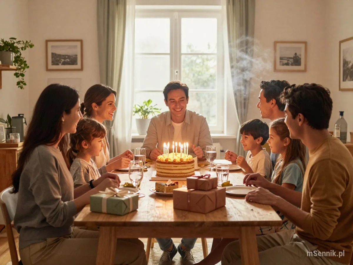 Interpretacja snu: Imieniny - scenariusz z życia codziennego