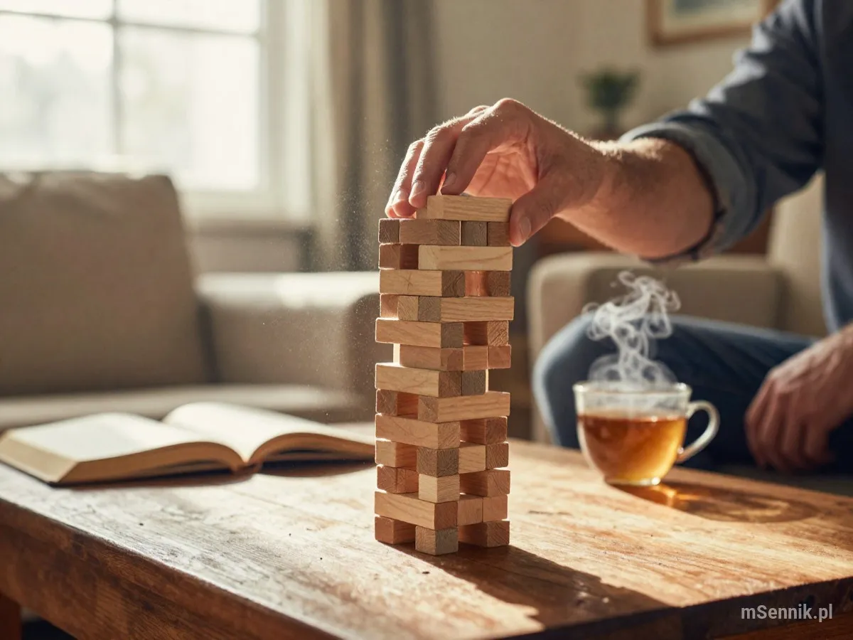 Interpretacja snu: Jenga - scenariusz z życia codziennego