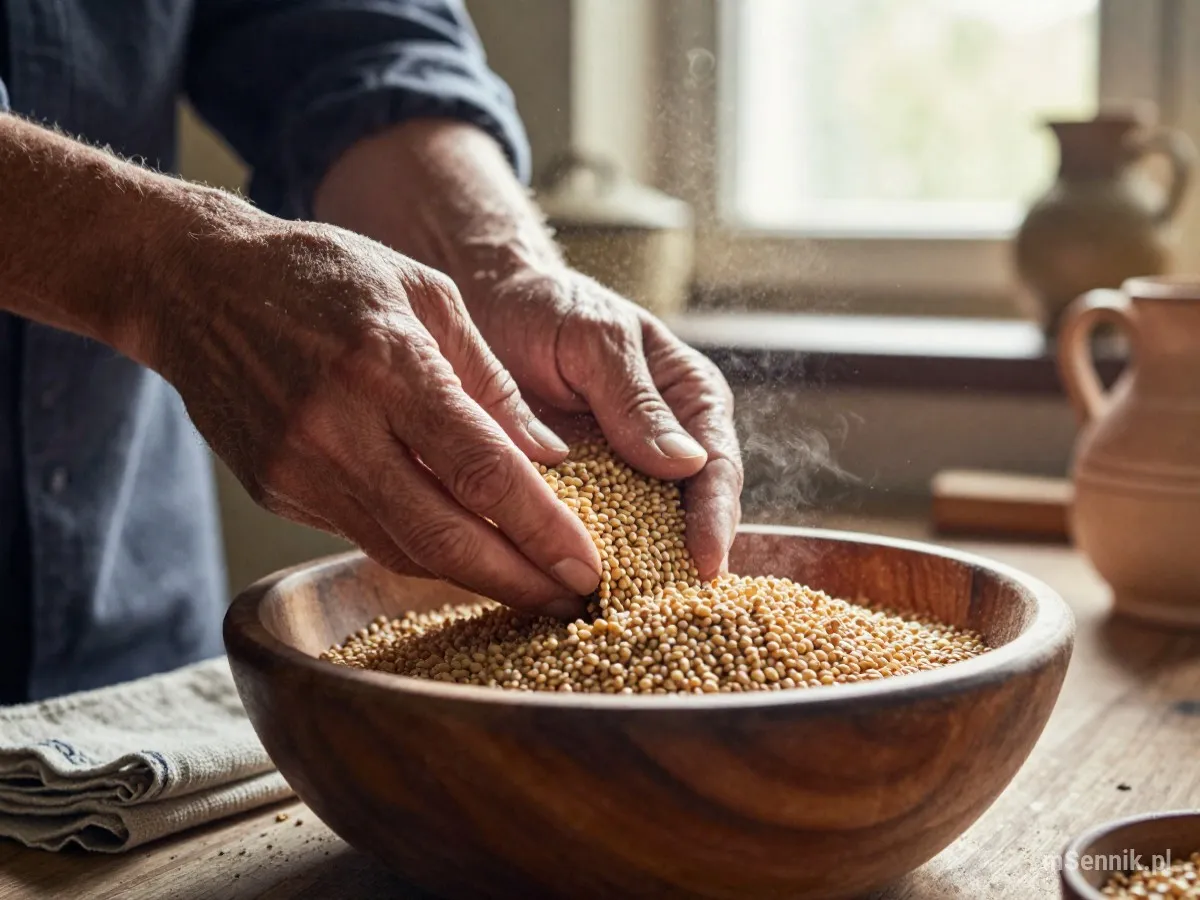 Interpretacja snu: Kasza - scenariusz z życia codziennego