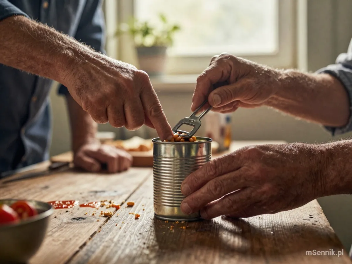 Interpretacja snu: Konserwa - scenariusz z życia codziennego