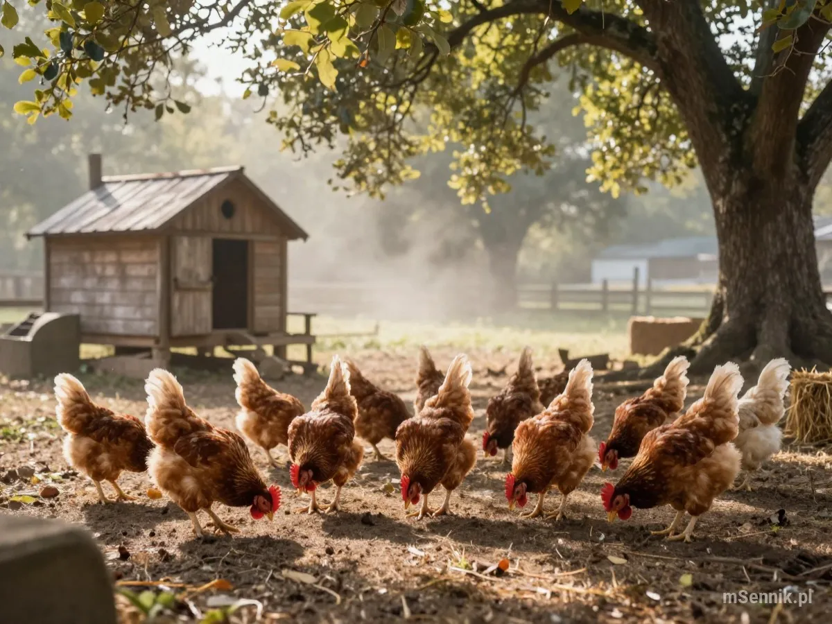 Interpretacja snu: Kurczaki - scenariusz z życia codziennego