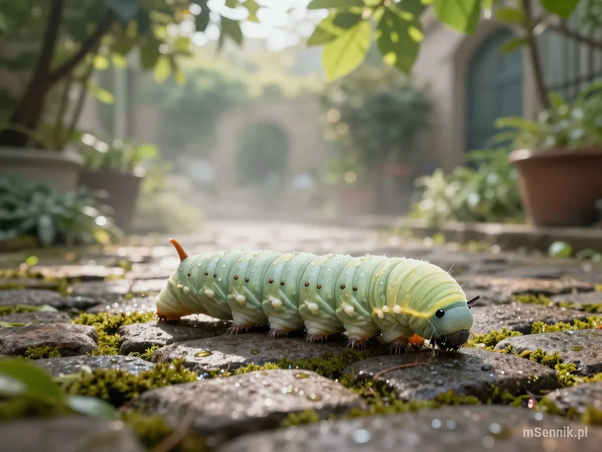 Interpretacja snu: Larwa - scenariusz z życia codziennego