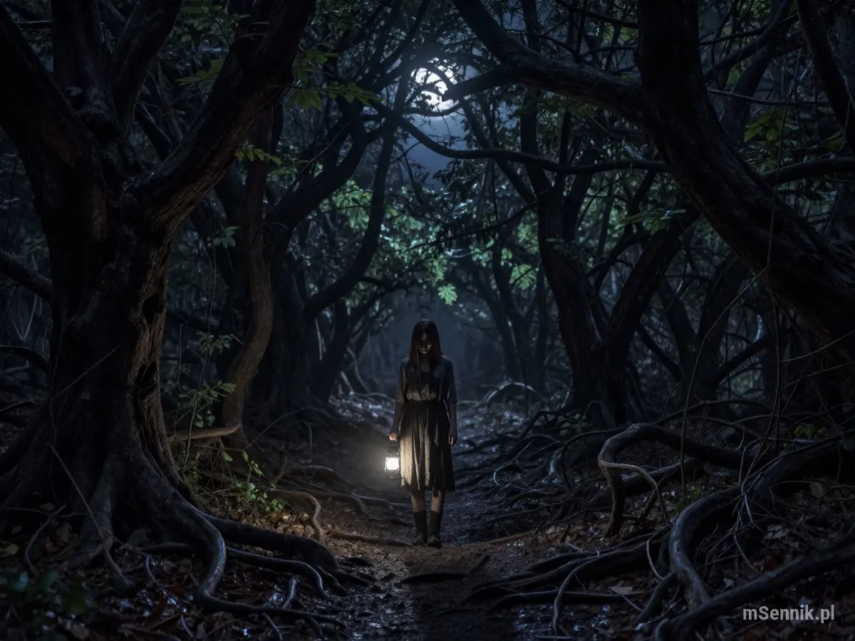 Interpretacja snu: Las Nocą - scenariusz z życia codziennego