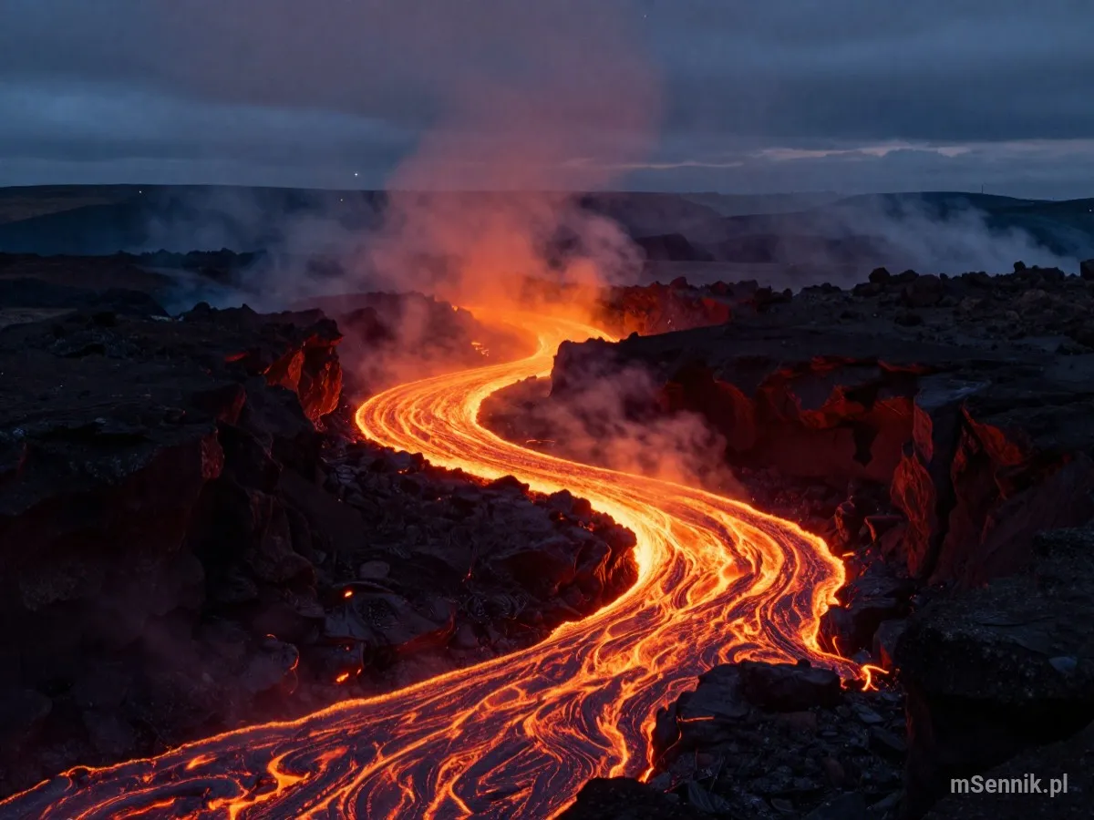 Interpretacja snu: Lawa - scenariusz z życia codziennego