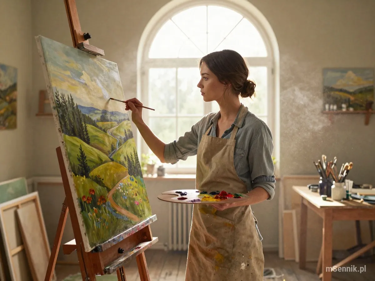 Interpretacja snu: Malarz - scenariusz z życia codziennego
