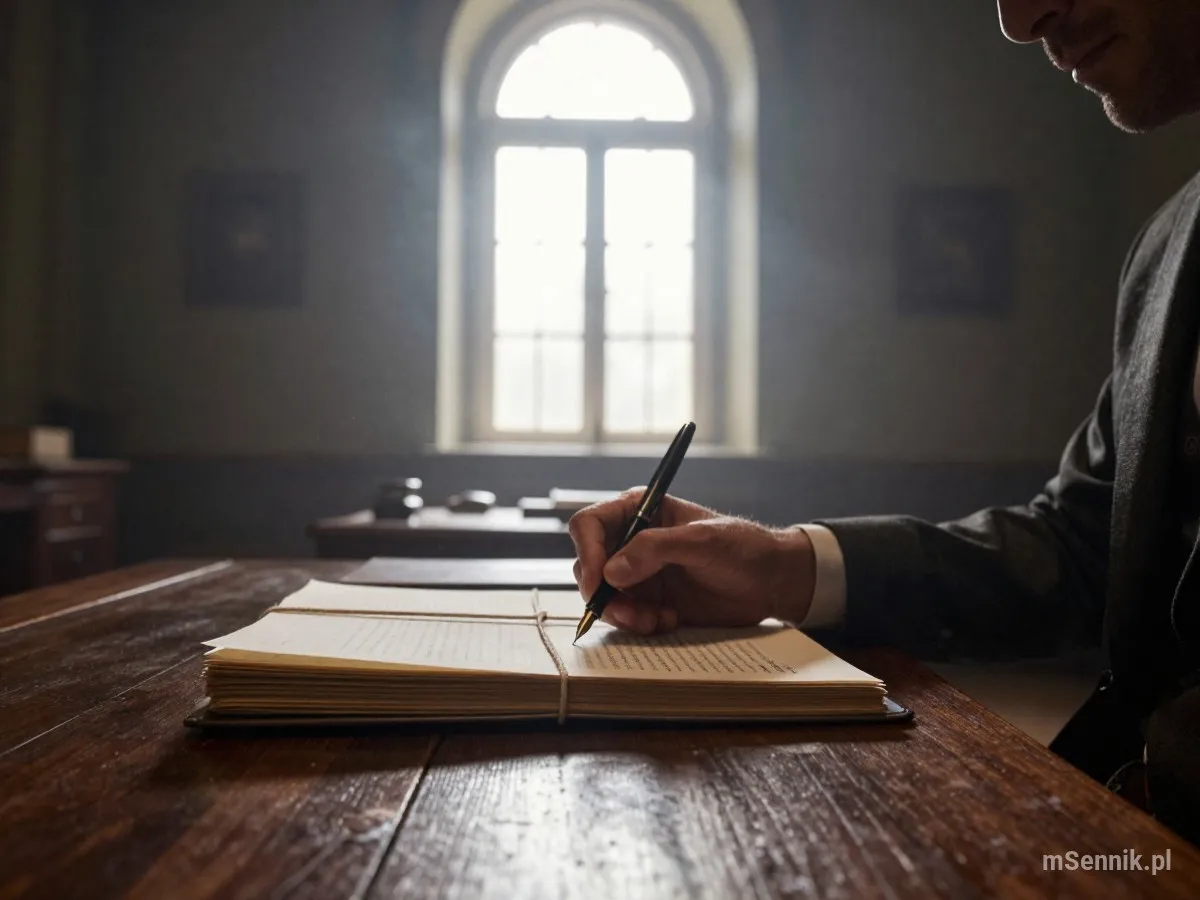 Interpretacja snu: Meldunek - scenariusz z życia codziennego