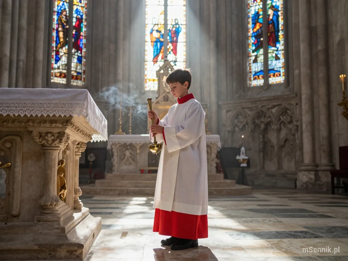 Interpretacja snu: Ministrant - scenariusz z życia codziennego