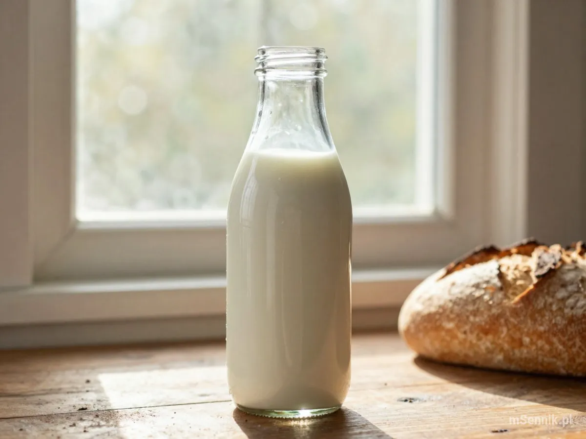 Interpretacja snu: Mleko - scenariusz z życia codziennego