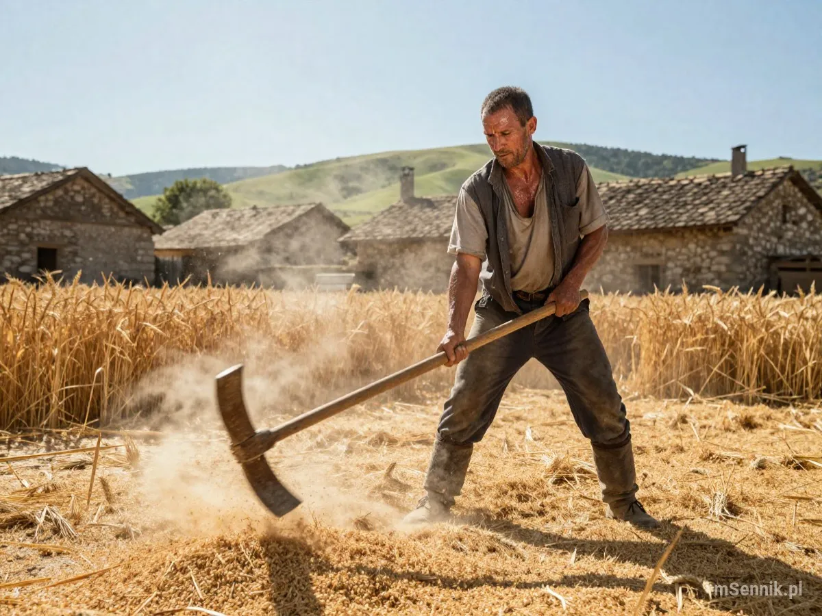 Interpretacja snu: Młócić - scenariusz z życia codziennego