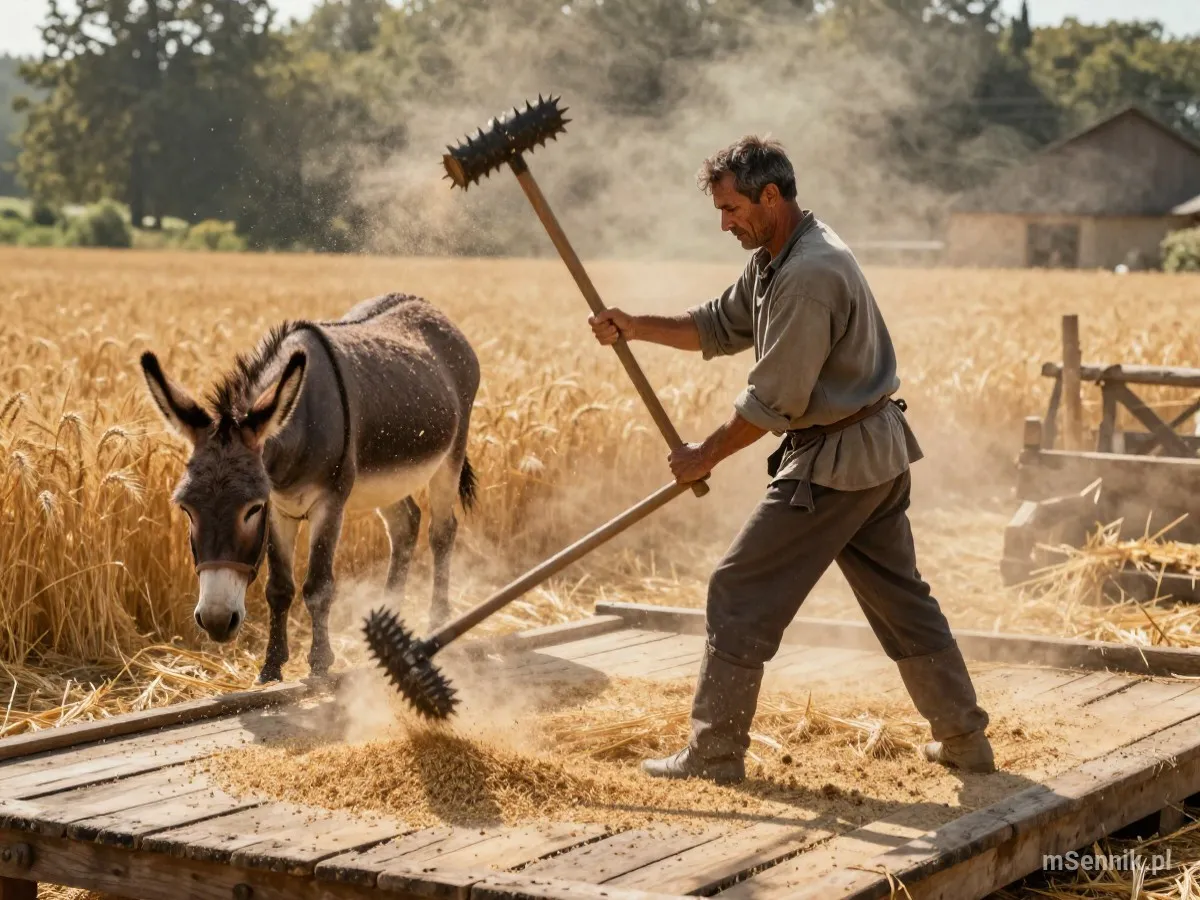 Interpretacja snu: Młocka - scenariusz z życia codziennego
