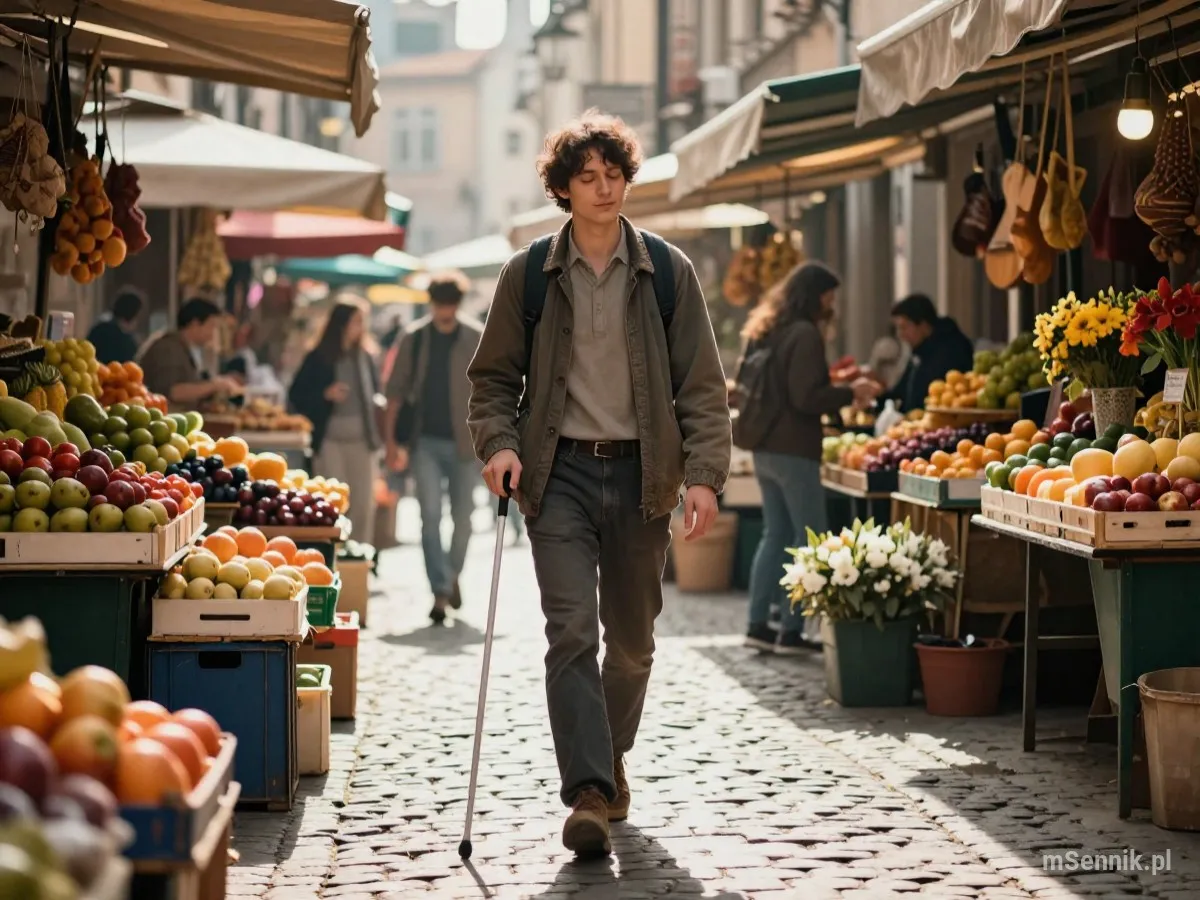 Interpretacja snu: Niewidomy - scenariusz z życia codziennego