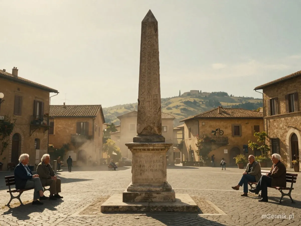 Interpretacja snu: Obelisk - scenariusz z życia codziennego