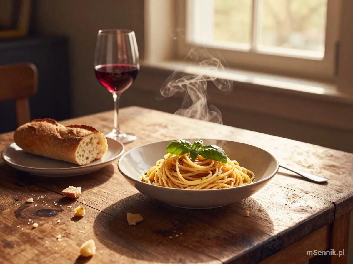 Interpretacja snu: Pasta - scenariusz z życia codziennego