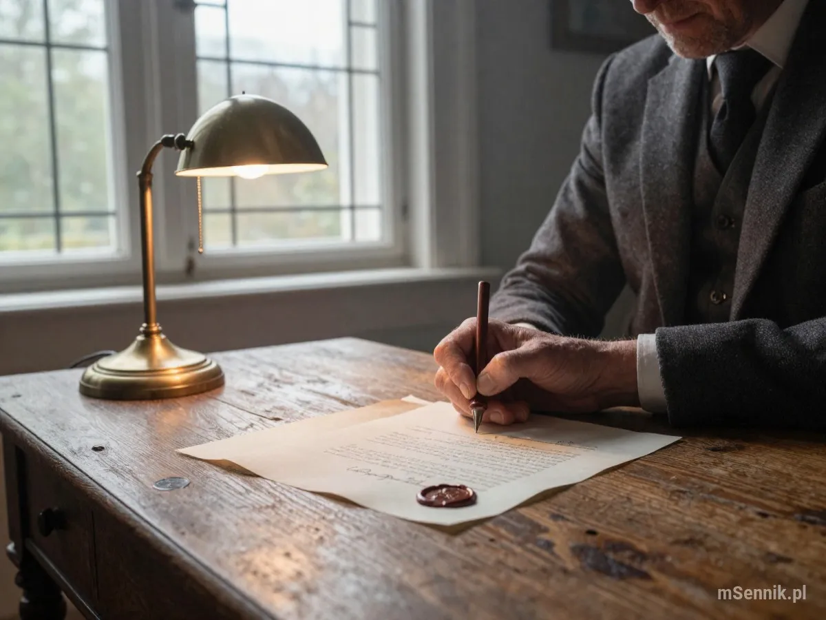 Interpretacja snu: Pełnomocnictwo - scenariusz z życia codziennego