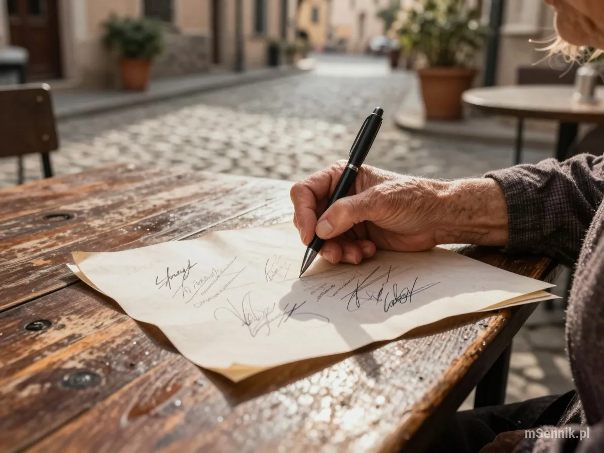 Interpretacja snu: Petycja - scenariusz z życia codziennego