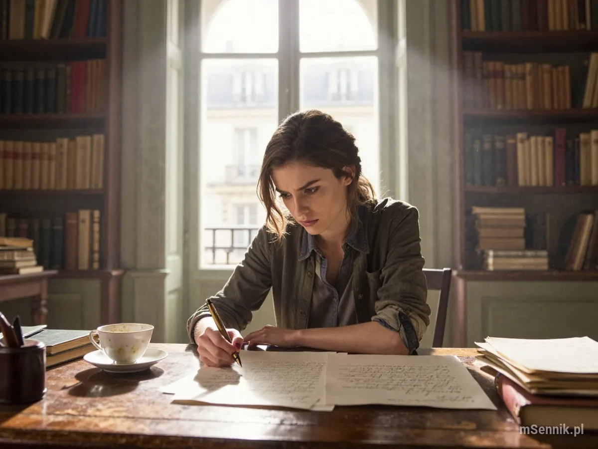 Interpretacja snu: Pisarz - scenariusz z życia codziennego