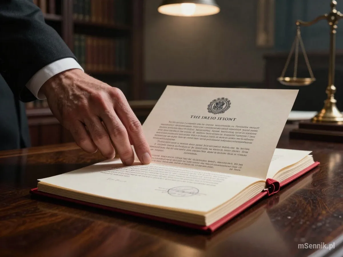 Interpretacja snu: Pozew - scenariusz z życia codziennego