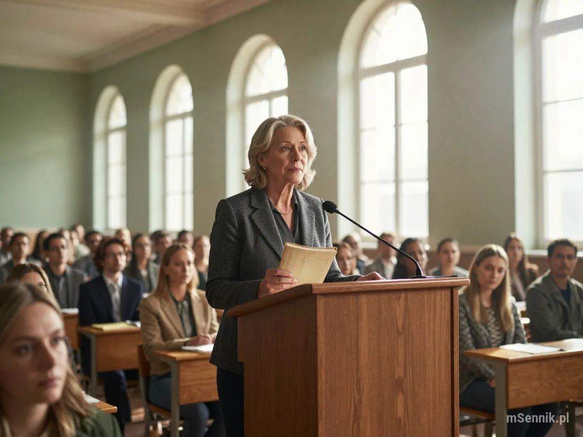 Interpretacja snu: Prelegent - scenariusz z życia codziennego