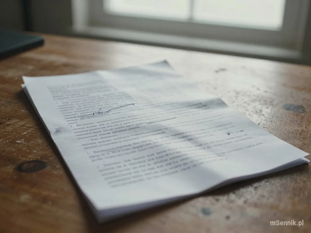 Interpretacja snu: Próba - scenariusz z życia codziennego