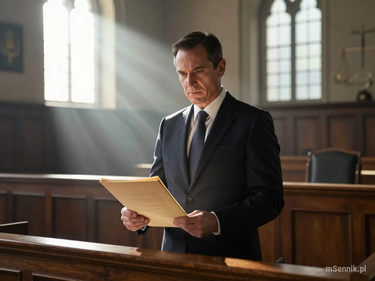 Interpretacja snu: Prokurator - scenariusz z życia codziennego