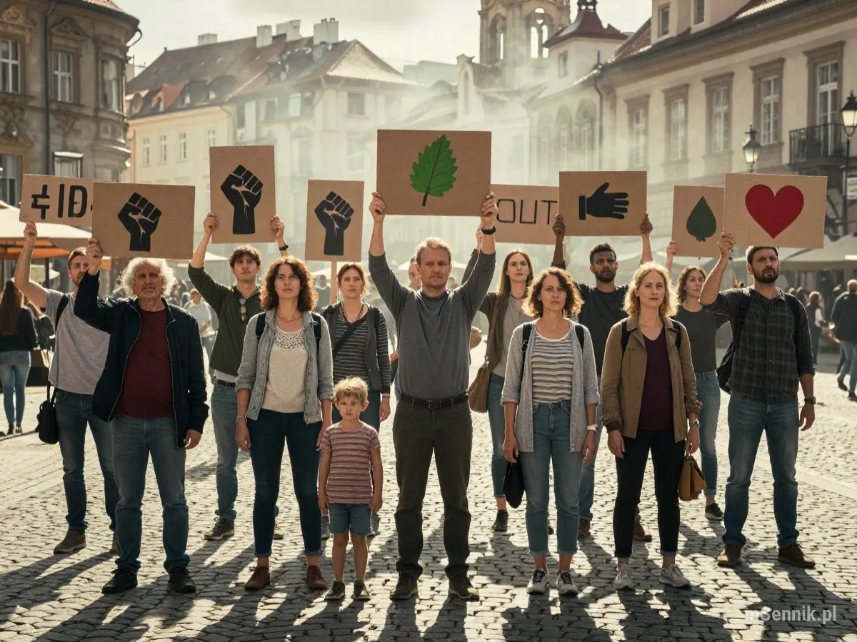 Interpretacja snu: Protest - scenariusz z życia codziennego