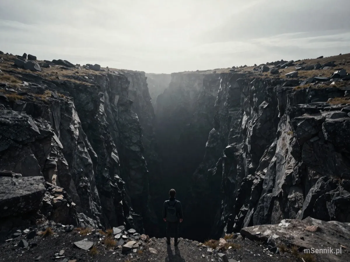 Interpretacja snu: Przepaść - scenariusz z życia codziennego