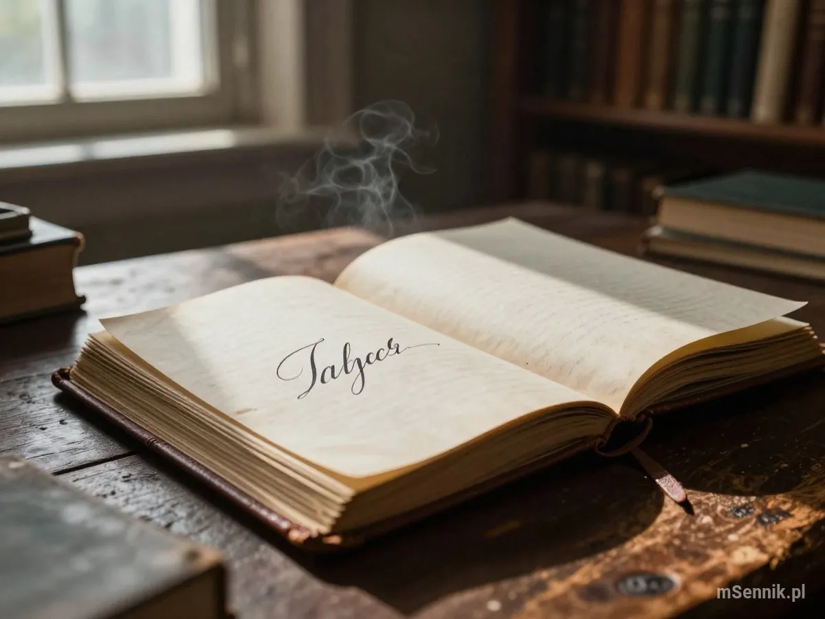 Interpretacja snu: Pseudonim - scenariusz z życia codziennego