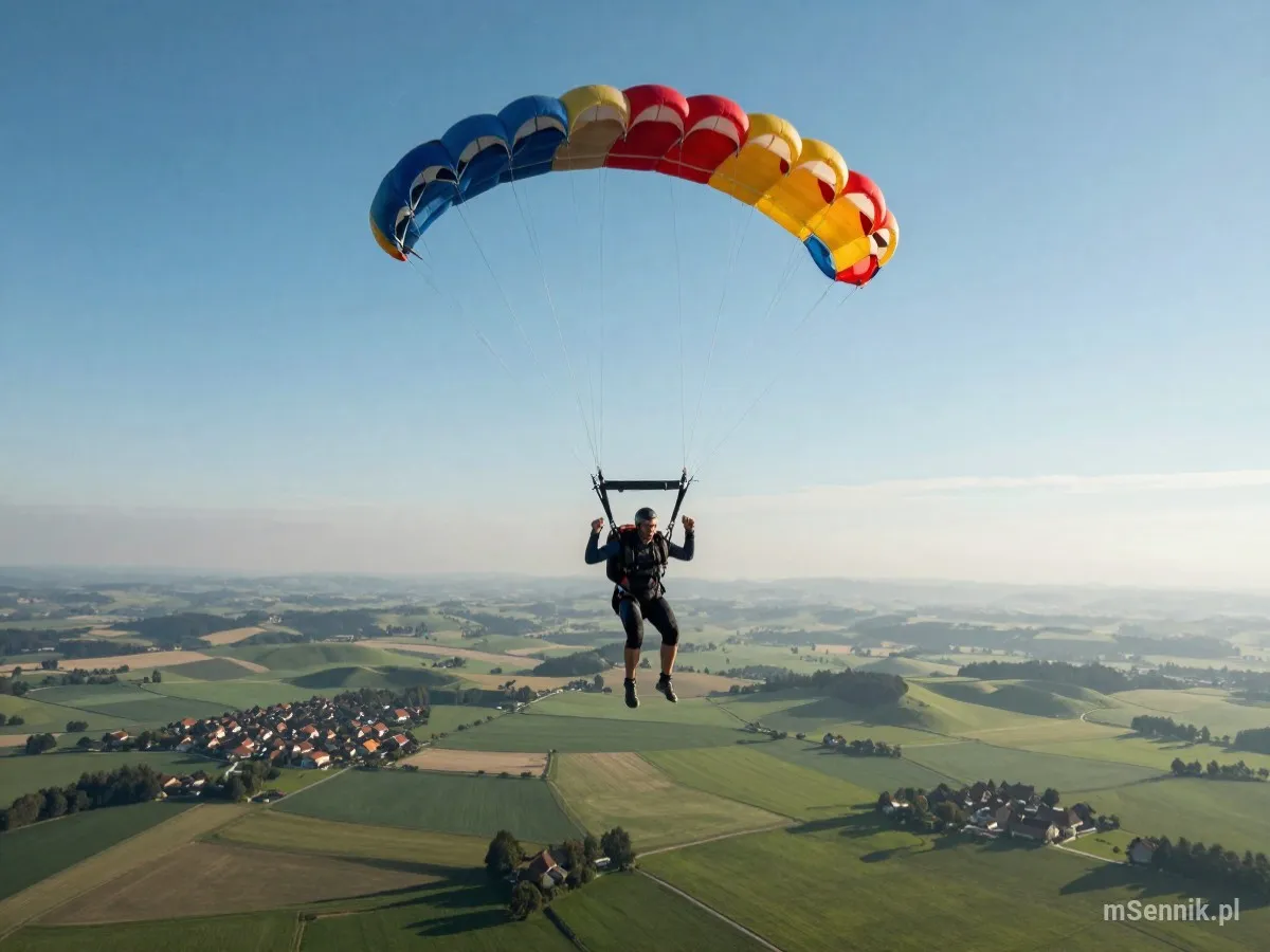 Interpretacja snu: Spadochron - scenariusz z życia codziennego