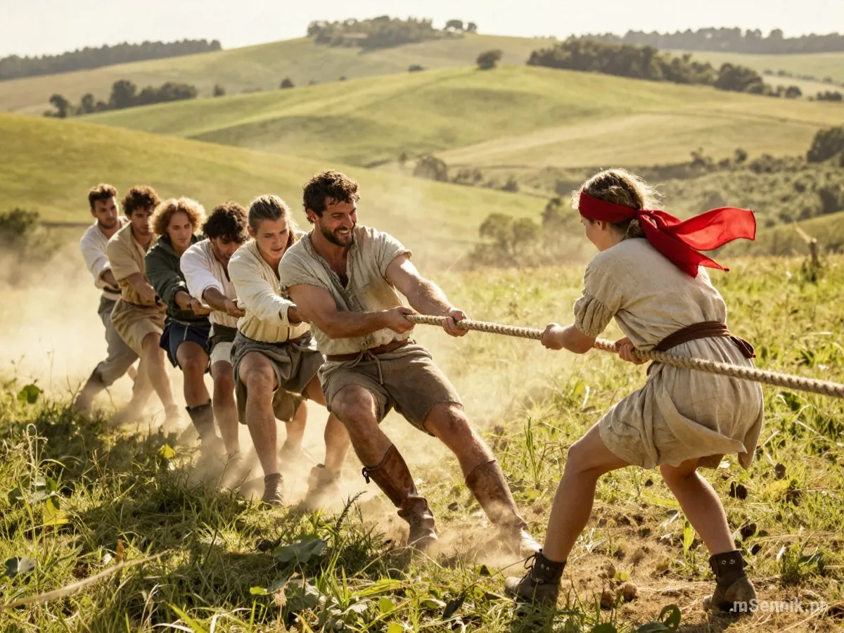 Interpretacja snu: Szarpanina - scenariusz z życia codziennego