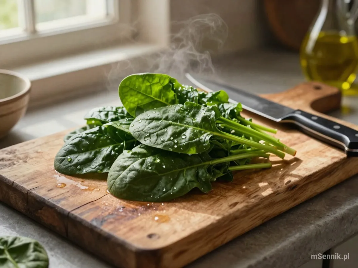 Interpretacja snu: Szpinak - scenariusz z życia codziennego