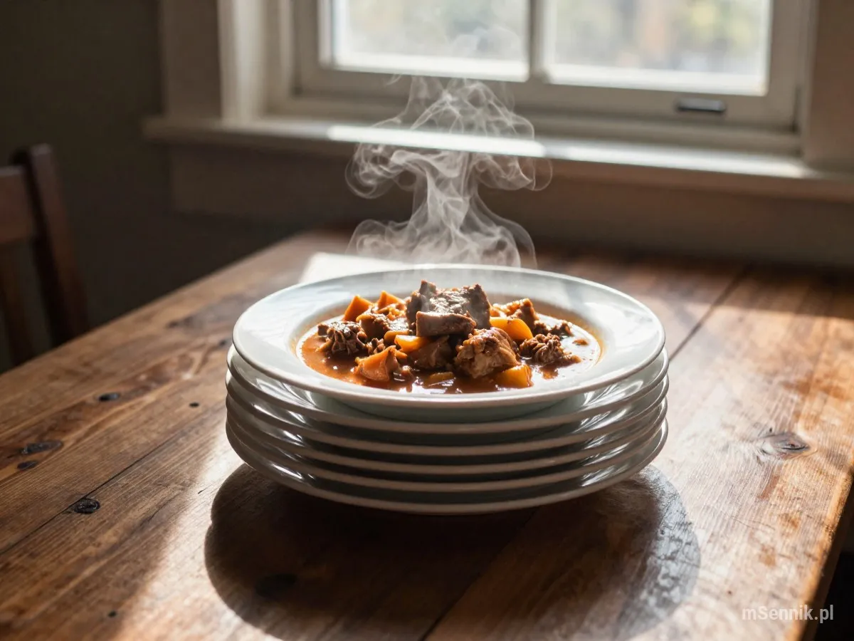 Interpretacja snu: Talerz - scenariusz z życia codziennego