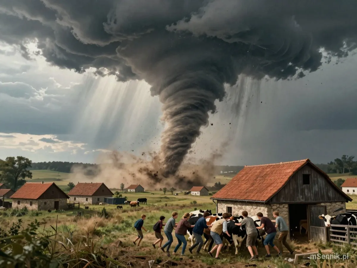 Interpretacja snu: Tornado - scenariusz z życia codziennego