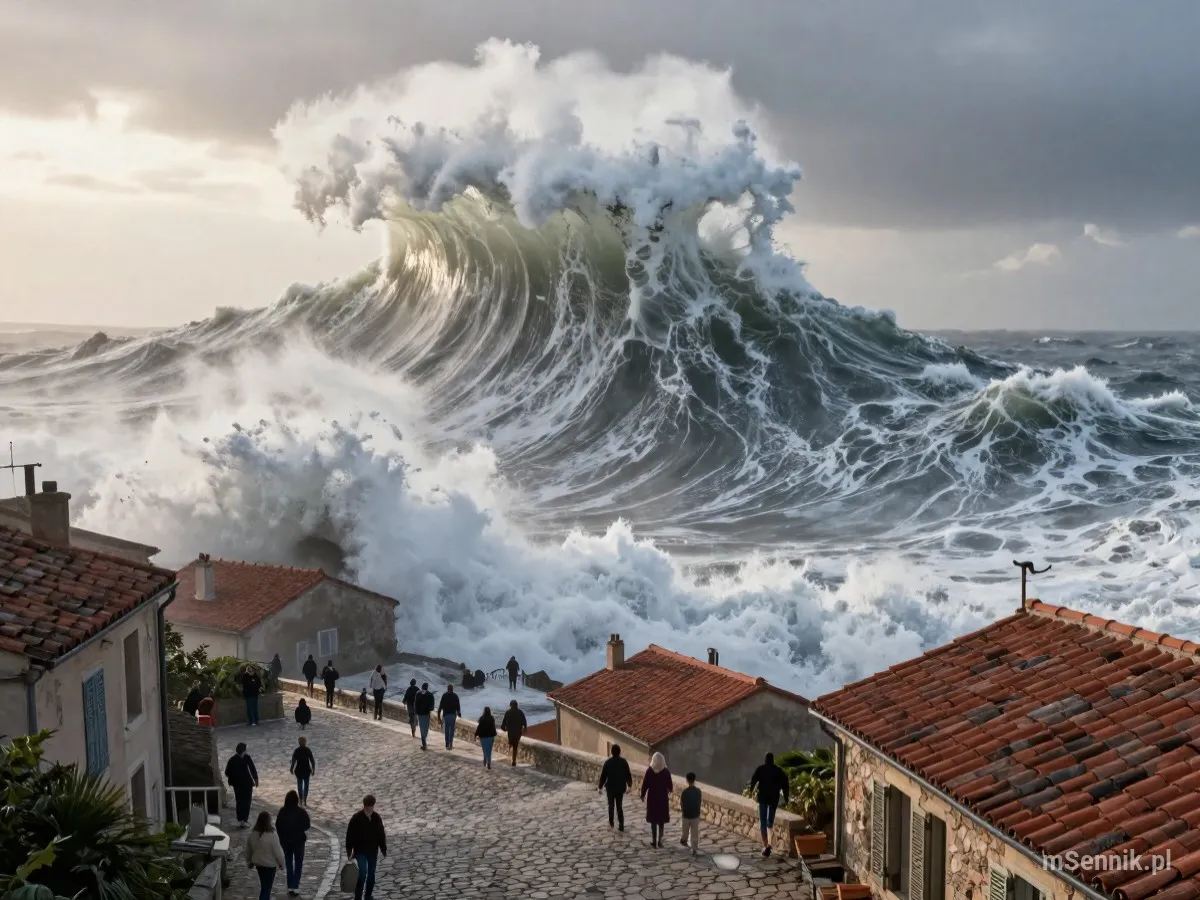 Interpretacja snu: Tsunami - scenariusz z życia codziennego