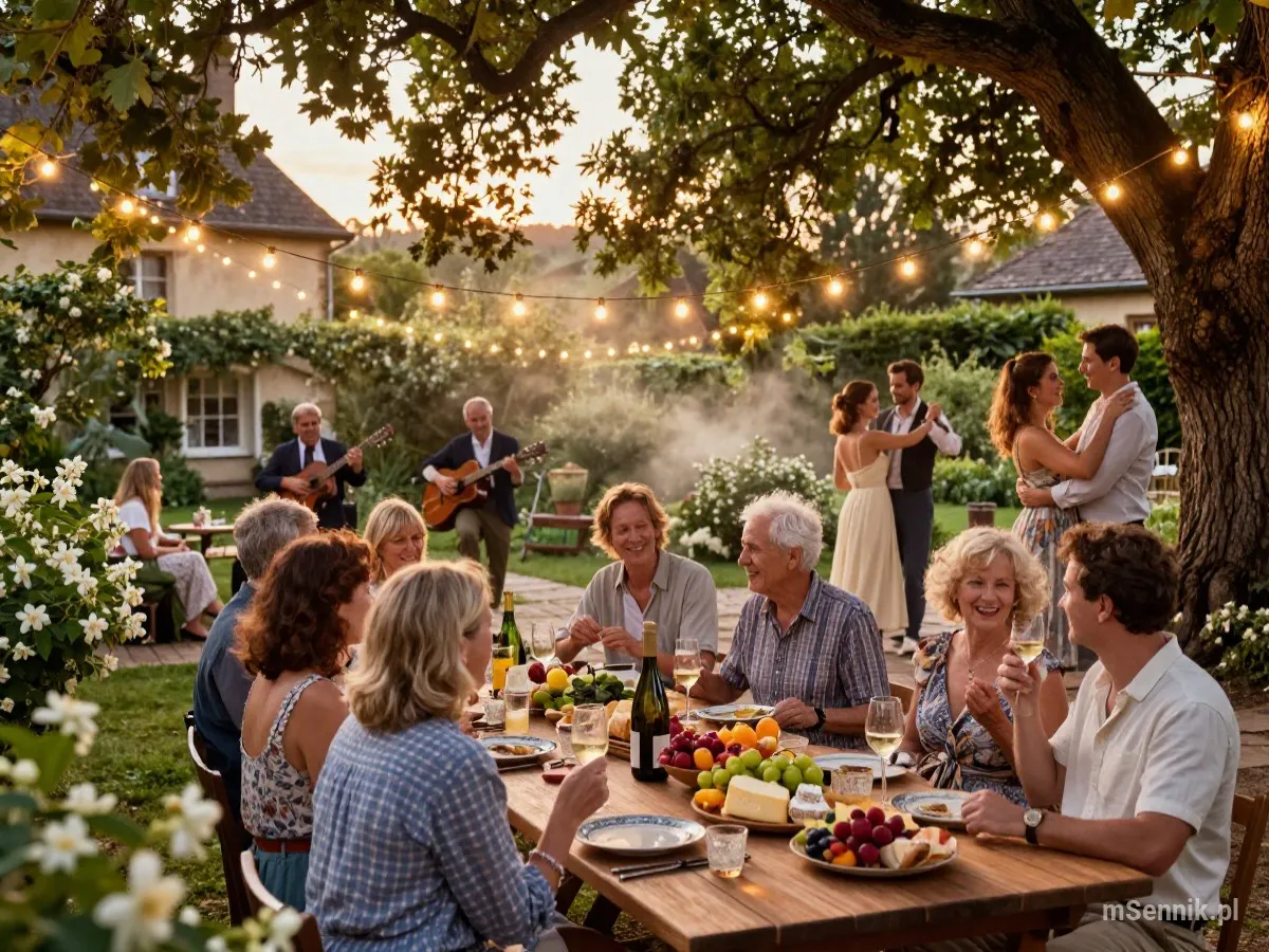 Interpretacja snu: Uroczystość - scenariusz z życia codziennego