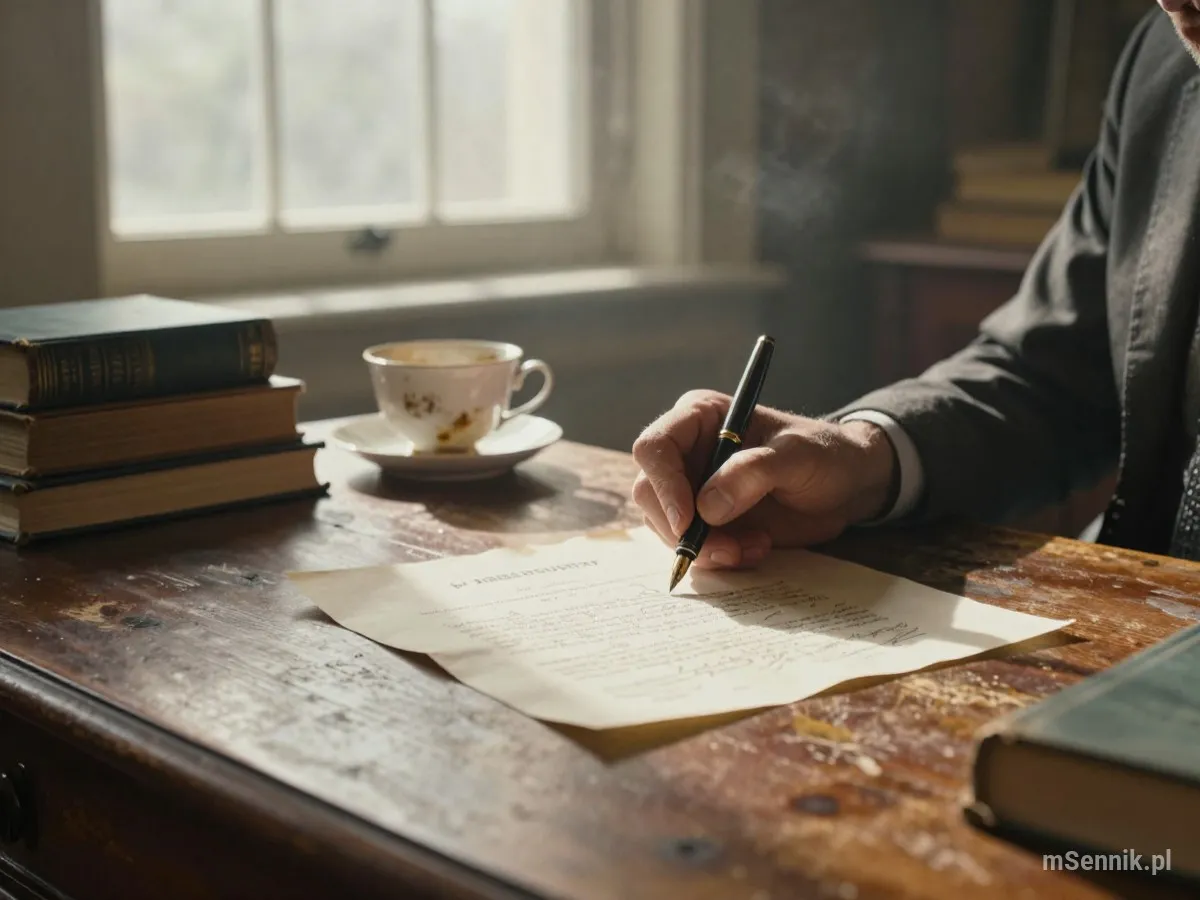 Interpretacja snu: Weksel - scenariusz z życia codziennego