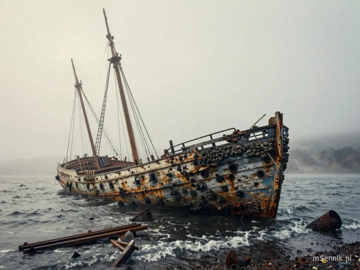 Interpretacja snu: Wrak Statku - scenariusz z życia codziennego